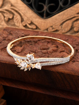 SHILLYN - Gleaming Gold Gem Bracelet with Lock System