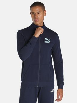 Puma - Graphic 2 Mens Navy Blue Jacket