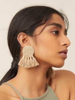 WHE - Jute Tassel Earring