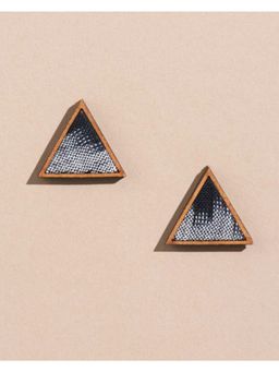 WHE - Black and White Repurposed Fabric and Wood Studs