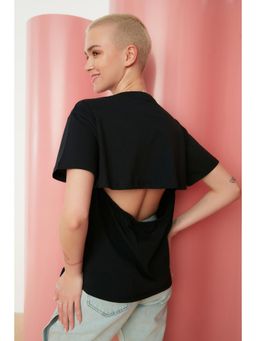 Trendyol - Women's Comfortable Black T-shirts