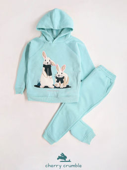 CHERRY CRUMBLE BY NITT HYMAN - Hunny Bunny Night Wear-Green (Set of 2)