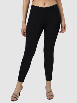 GAP - Women Black Mid-Rise Skinny Cigarette Trouser