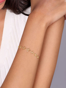 Mia by Tanishq - Eternal Blossom 14 Kt Yellow Gold Bracelet