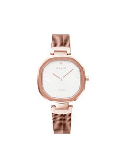 Obaku - Brilliant Quartz White Diamond Dial Womens Watch - V277LXVIMV