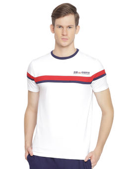 AM SWAN - Mens Printed White T-shirt