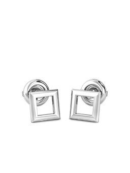 Candere by Kalyan Jewellers - 14K BIS Hallmark White Gold Earrings