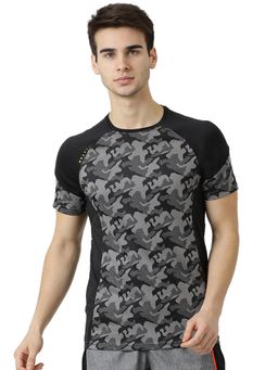 Rock.it - Men Grey Crew Neck Regular Fit T-Shirt