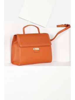 Allen Solly - Women Casual Textured Orange Sling Bag