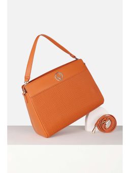Allen Solly - Women Casual Textured Orange Sling Bag