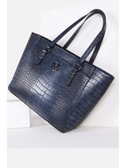 Allen Solly - Women Casual Textured Navy Blue Handbag
