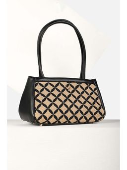 Allen Solly - Women Casual Printed Beige Handbag