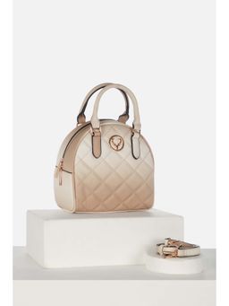 Allen Solly - Women Casual Textured Brown Handbag with Detachable Strap