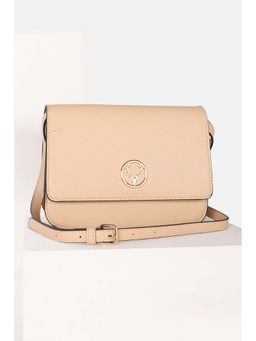 Allen Solly - Women Casual Textured Beige Sling Bag