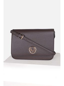 Allen Solly - Women Casual Textured Brown Sling Bag