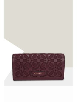 Allen Solly - Women Casual Textured Maroon Wallet