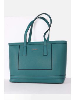 Allen Solly - Women Formal Textured Green Handbag