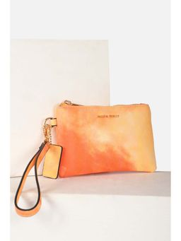 Allen Solly - Women Casual Printed Orange Pouch