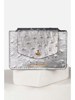 Allen Solly - Women Casual Textured Grey Pouch