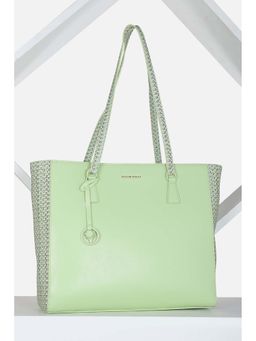 Allen Solly - Women Formal Textured Green Handbag