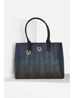 Allen Solly - Women Formal Textured Black Handbag