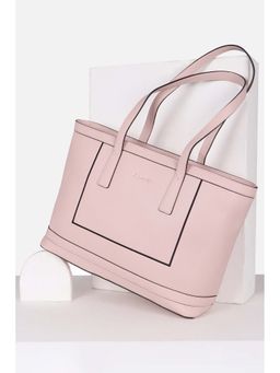 Allen Solly - Women Formal Textured Pink Handbag