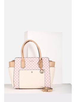 Allen Solly - Women Formal Colorblock Multi-Color Handbag with Detachable Strap