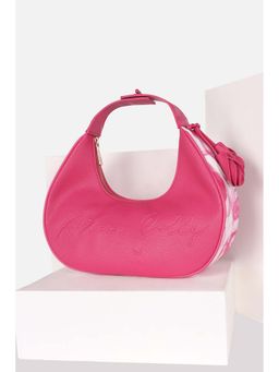 Allen Solly - Women Casual Textured Pink Handbag