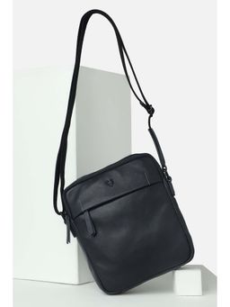 Allen Solly - Men Casual Solid Navy Blue Sling Bag