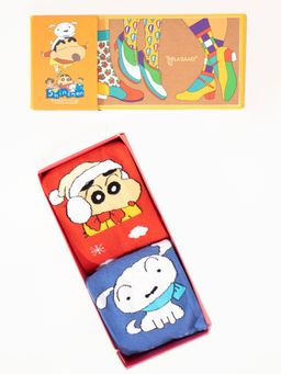 Thela Gaadi - Multicolor Printed Socks (Pack of 2)