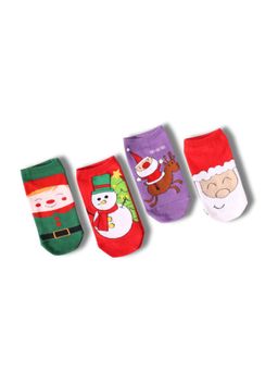 Thela Gaadi - Multicolor Printed Socks (Pack of 4)