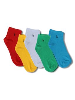 Thela Gaadi - Multicolor Solid Socks (Pack of 5)