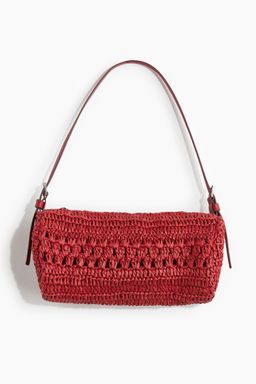 H&M - Women Red Straw Shoulder Bag