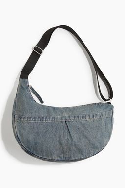 H&M - Men Blue Denim Crossbody Bag