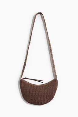 H&M - Women Brown Straw Crossbody Bag