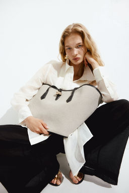H&M - Women White Shopper Bag