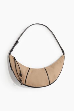H&M - Women Beige Curved Shoulder Bag