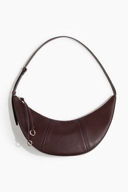 H&M - Women Burgundy Curved Shoulder Bag
