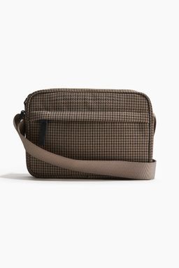 H&M - Men Beige Nylon Crossbody Bag