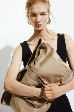 H&M - Women Beige Shopper Bag