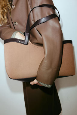 H&M - Women Brown Tote Bag