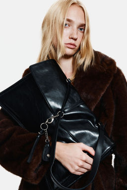 H&M - Women Black Charm-Detail Handbag