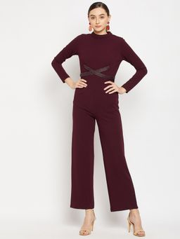 Madame - Women Wine Jump Suits