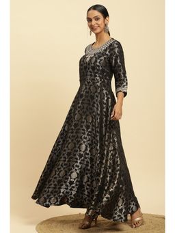 W - Black Floral Dress