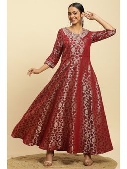 W - Red Floral Dress