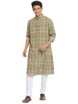 Fabindia - Cotton Comfort Fit Long Kurta