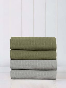 MULBERRY LIVING - Waffle Comfort Hand Towels (Set Of 4)