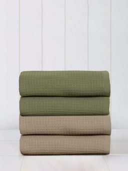 MULBERRY LIVING - Waffle Comfort Hand Towels (Set Of 4)