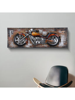 HomeTown - Canvas Vintage Bike Rust Painting