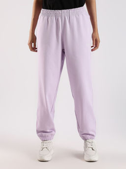 Calvin Klein - Women Purple Solid Casual Trousers